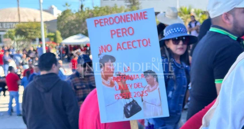 Jubilación digna y que se retire el Afore, parte de las peticiones del Magisterio BCS