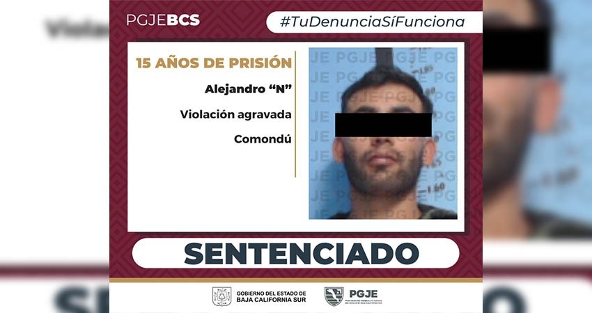 Pasará 15 años en prisión Alejandro “N” por violación agravada contra una mujer