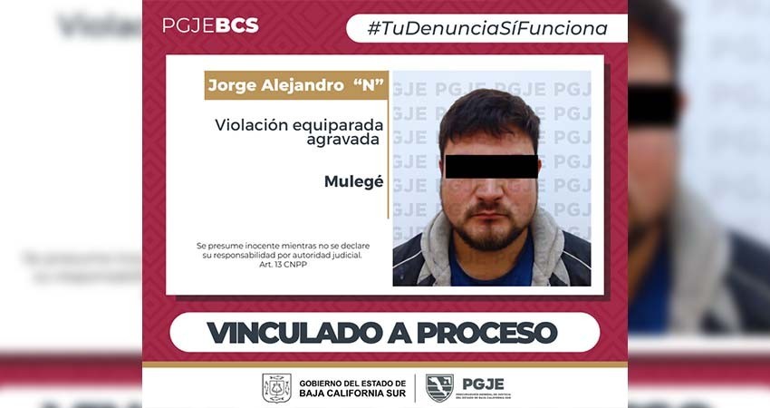 Por violación equiparada agravada queda en prisión preventiva Alejando “N”