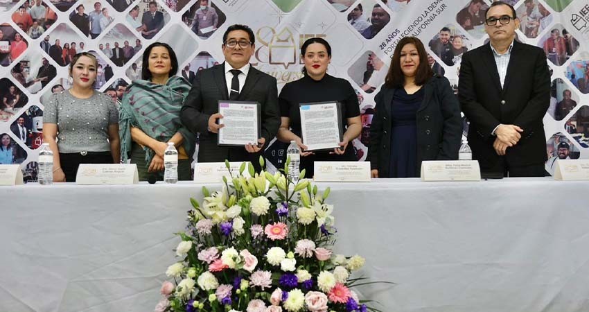 Firman convenio IMM La Paz e IEE para fortalecer la participación política de las mujeres