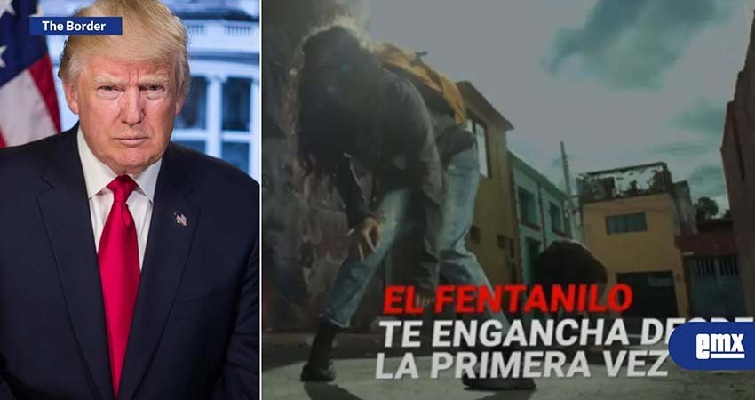 Trump difunde campaña del Gobierno de México contra el consumo de fentanilo Trump difunde campaña del Gobierno de México contra el consumo de fentanilo
