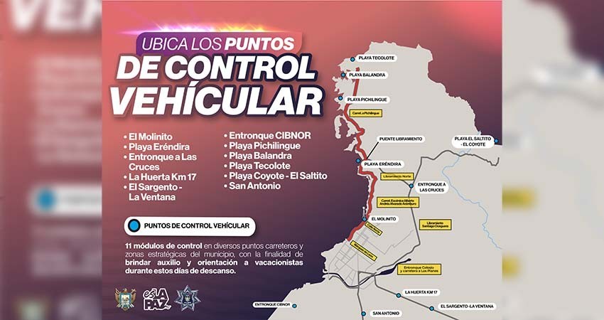 Listo el operativo de la Policía Municipal de La Paz para vacaciones de Semana Santa