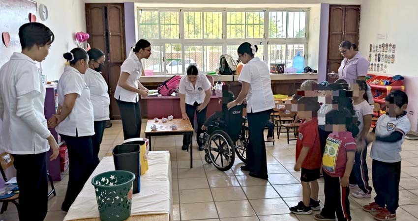 Estudiantes de Enfermería de la UABCS fortalecen su compromiso social con prácticas comunita-rias en jardín de niños