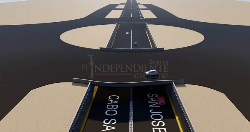 Dan a conocer avances de la obra del paso a desnivel en Glorieta Fonatur