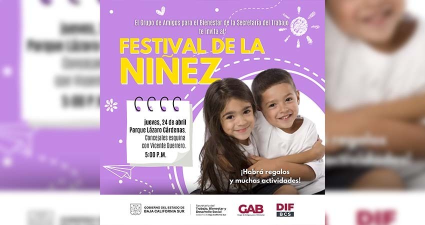 Grupo Amigos para el Bienestar realizará festival de la niñez