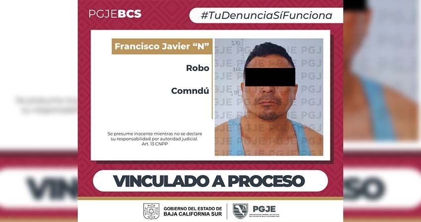 Francisco Javier “N” queda en prisión preventiva por robo a casa habitación en Puerto San Carlos