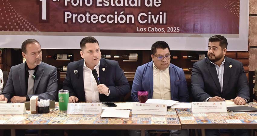 Se efectuará el Foro Estatal de Protección Civil en SJD el 2 de mayo