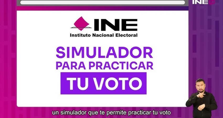 Elección judicial: INE presenta simulador de boletas para ensayar el voto