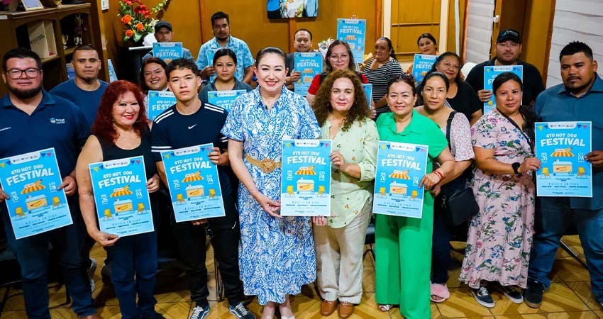 Invita la alcaldesa de Mulegé al cuarto festival del Hot Dog en Santa Rosalía