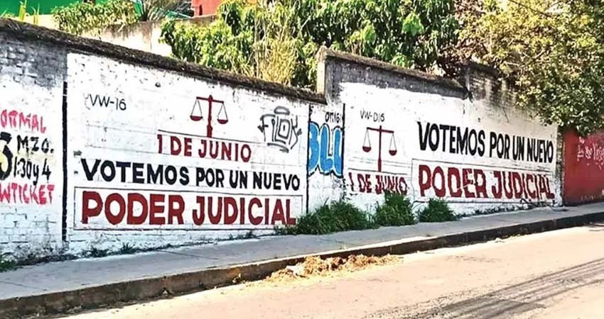 Usan los colores de Morena para difundir elección; violan lineamientos Usan los colores de Morena para difundir elección; violan lineamientos