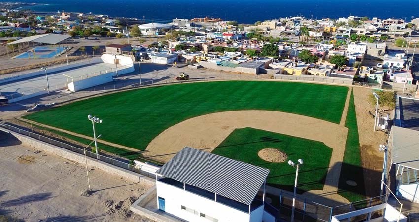 Entregará ayuntamiento de Mulegé campo de béisbol infantil empastado en nueva Santa Rosalía Entregará ayuntamiento de Mulegé campo de béisbol infantil empastado en nueva Santa Rosalía