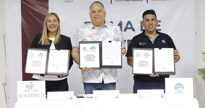 Trabaja ICATEBCS en la formación y certificación de estudiantes y trabajadores de CETMAR