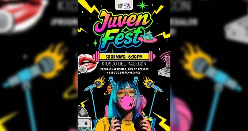 Ayuntamiento de La Paz invita al Juvenfest, para celebrar a las y los estudiantes