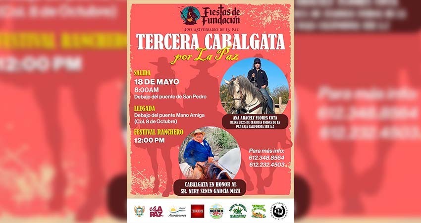 Todo listo para la Tercera Cabalgata Por La Paz