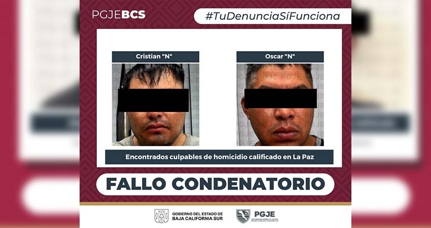 Condenan a los culpables de homicidio calificado con alevosía en agravio de 4 personas Condenan a los culpables de homicidio calificado con alevosía en agravio de 4 personas