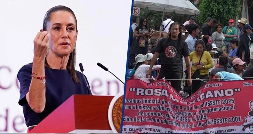 Sheinbaum revela que la CNTE la dejó 'plantada' previo a irse a paro