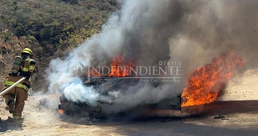 Incrementa en un 60% incendios de vehículos en Los Cabos: Bomberos