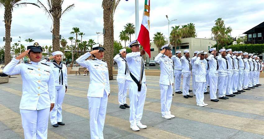 Reconoce el gobernador Castro Cosío la aportación de la Marina Nacional a la seguridad y bienes-tar de los sudcalifornianos