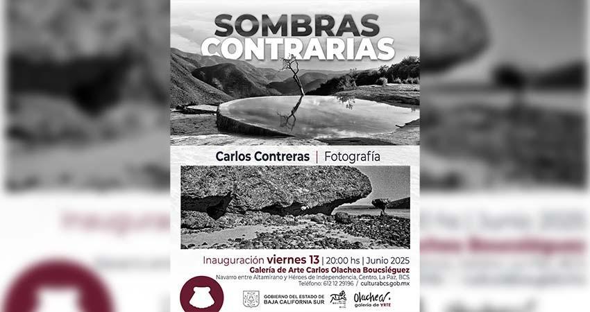 Expondrán “Sombras Contrarias” del artista Carlos Contreras