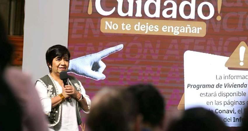Sedatu advierte por engaños de hasta 50 mil pesos para entrar al Programa de Vivienda para el Bienestar