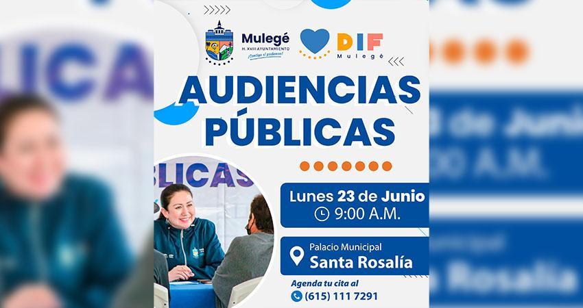 Ayuntamiento de Mulegé invita a las audiencias públicas en Santa Rosalía Ayuntamiento de Mulegé invita a las audiencias públicas en Santa Rosalía
