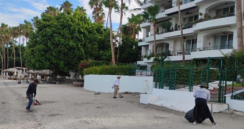 Recolectan más de 6 toneladas de residuos en playas de La Paz Recolectan más de 6 toneladas de residuos en playas de La Paz