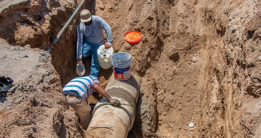 OOMSAPAS La Paz realizó reparaciones en Acueducto No. 2 OOMSAPAS La Paz realizó reparaciones en Acueducto No. 2