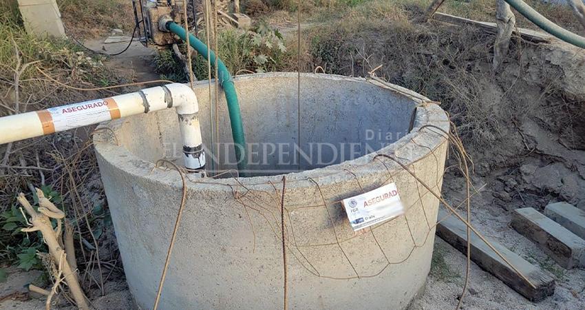 Cateo en Migriño por pozos de agua clandestinos; aseguran predio, pipas y hay un detenido