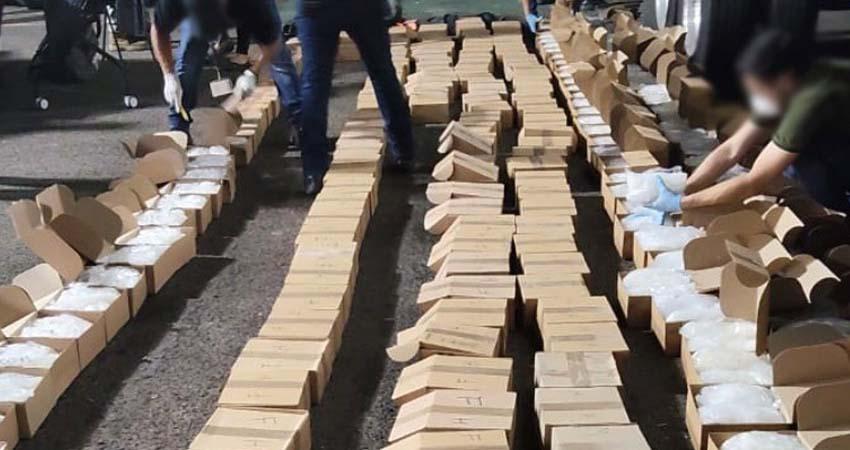 FGR vincula a proceso a una persona detenida con más de una tonelada de clorhidrato de metanfetamina