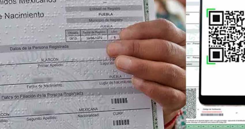 Acta de nacimiento con código QR: cuánto cuesta y cómo tramitarla