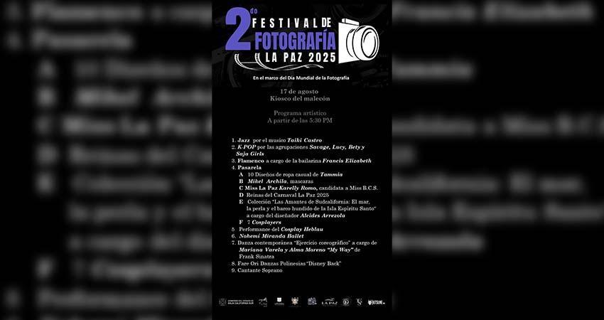 Presentan programa del 2do Festival de Fotografía La Paz Presentan programa del 2do Festival de Fotografía La Paz