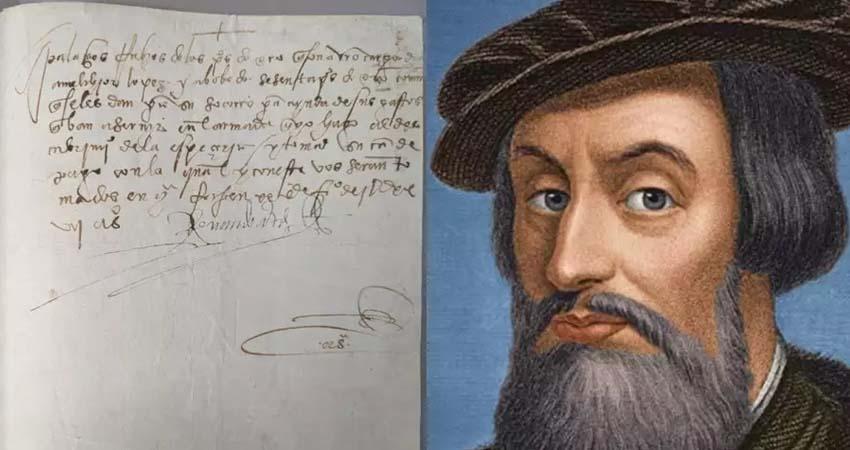 FBI entrega a México manuscrito firmado por Hernán Cortés
