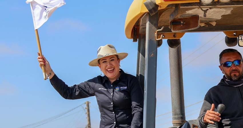 Encabeza Edith Aguilar arranques de obra y audiencias públicas en Guerrero Negro Encabeza Edith Aguilar arranques de obra y audiencias públicas en Guerrero Negro