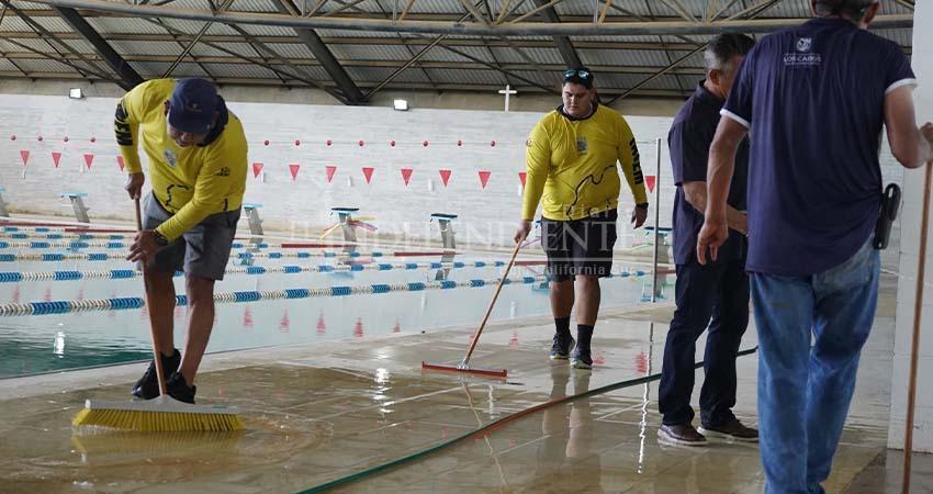 Instalaciones deportivas en Los Cabos dañadas por lluvias, incluyendo a la Alberca Olímpica Instalaciones deportivas en Los Cabos dañadas por lluvias, incluyendo a la Alberca Olímpica