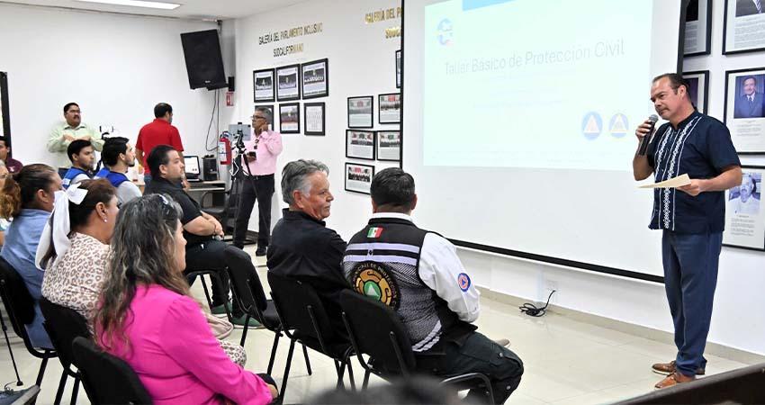 Se realiza el primer Taller Básico de Protección Civil organizado por el Congreso del Estado Se realiza el primer Taller Básico de Protección Civil organizado por el Congreso del Estado