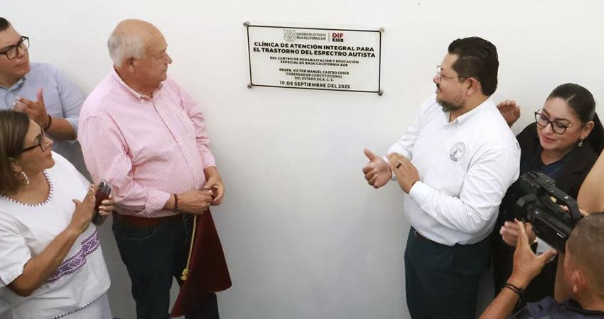Entrega el gobernador Castro Cosío nueva Clínica de Atención Integral para el Trastorno del Espectro Autista