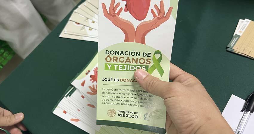Llaman a la población a adoptar la cultura de donación de órganos y tejidos