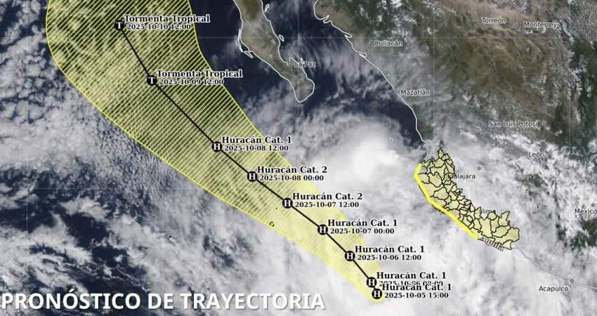 Huracán “Priscila” podría dejar lluvias en BCS
