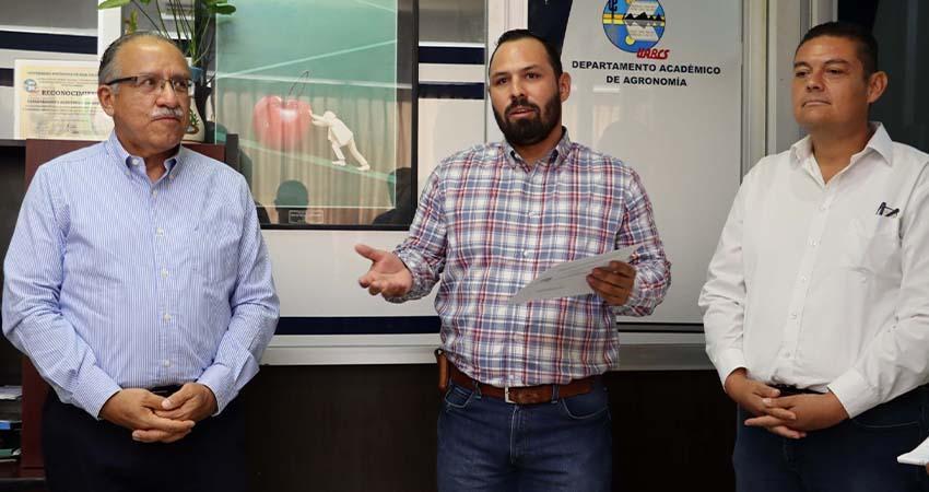 Rector de la UABCS designa jefe interino en el Departamento Académico de Agronomía