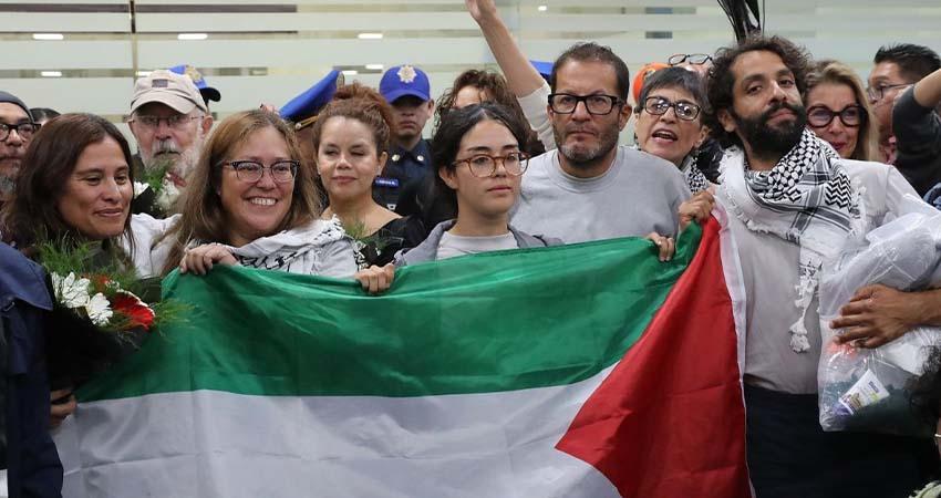 Activistas mexicanos denuncian maltrato y torturas en Israel; “estuvimos en la entraña del monstruo”, dicen