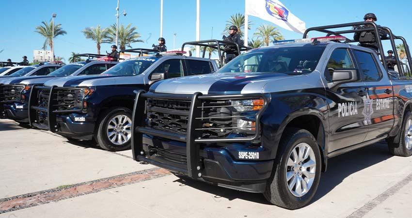 Invierte gobierno estatal poco más de 27 MDP en nuevo parque vehicular para la SSPE