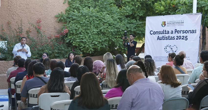 En La Paz se llevó a cabo la etapa deliberativa de la Consulta de la Ley de Personas del Espectro Autista de BCS 2025