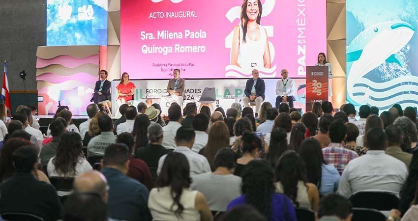 Inaugura la alcaldesa Milena Quiroga el III Foro de Ciudades del Aprendizaje en Latinoamérica