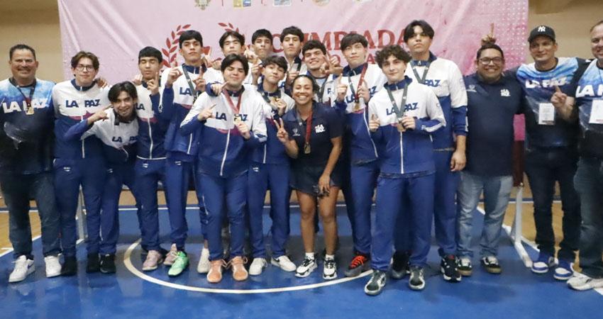 Logra equipo de básquetbol de La Paz subcampeonato en Olimpiada Estatal 2026