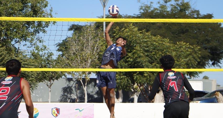 Domina voleibol de playa de La Paz Olimpiada Estatal 2026