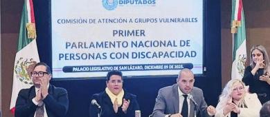Impulsa BCS inclusión y apoyo a cuidadores en Primer Parlamento Nacional de Personas con Discapacidad