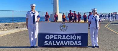 Inicia Plan Marina “Operación Salvavidas Invierno 2025”, en Baja California Sur