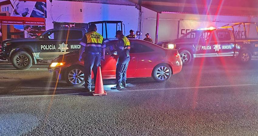 Refuerzan operativos de alcoholimetría en La Paz para prevenir accidentes viales