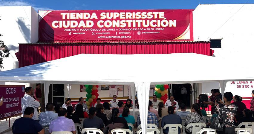 Relanza la tienda SUPERISSSTE en Ciudad Constitución