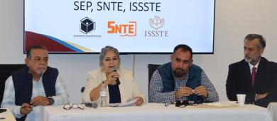 Instalan mesa de diálogo ISSSTE BCS, SEP y SNTE; buscan mejorar los servicios de salud